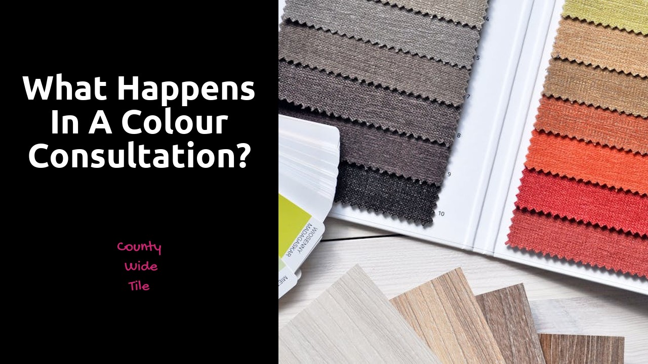 What happens in a colour consultation?